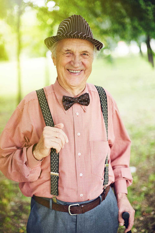 well dressed senior man