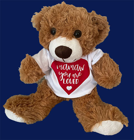 Teddy bear with Mamaw you are loved t-shirt